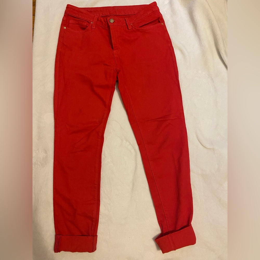 Kate Spade Broome Street Denim Red Jeans Size 27 (4)